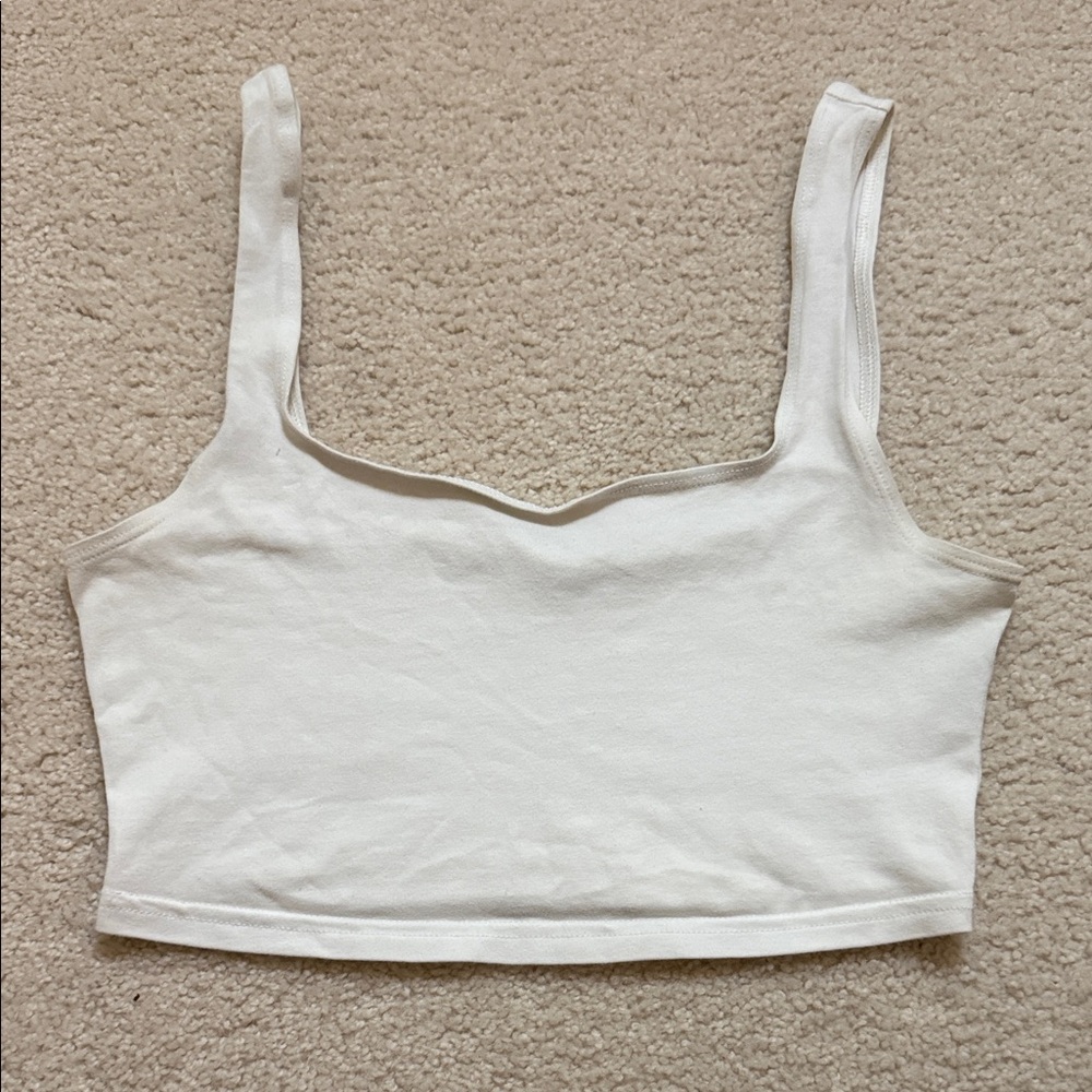 Aritzia TNA Square Neck Cropped Top
